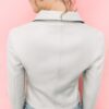 Jachetă ajustată cu efect de piele Jachetă ajustată cu efect de piele
