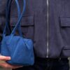Jachetă bomber din imitație de piele de căprioară Jachetă bomber din imitație de piele de căprioară
