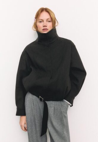 Jachetă bomber Oversize Soft-Touch