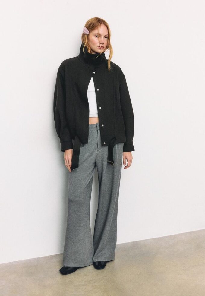 Jachetă bomber Oversize Soft-Touch Jachetă bomber Oversize Soft-Touch