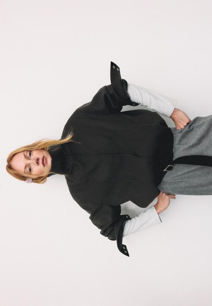 Jachetă bomber Oversize Soft-Touch Jachetă bomber Oversize Soft-Touch