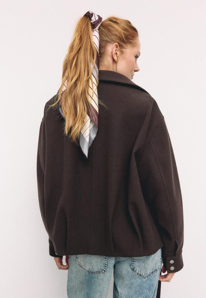 Jachetă bomber Oversize Soft-Touch Jachetă bomber Oversize Soft-Touch