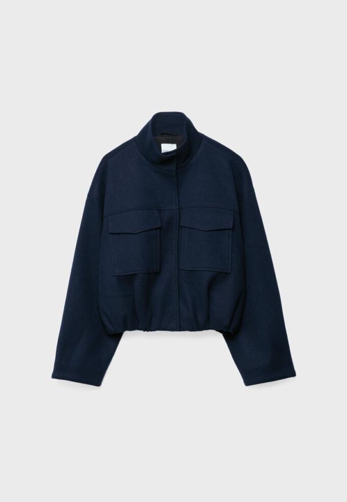 Jachetă bomber Soft-Touch, cu buzunare Jachetă bomber Soft-Touch, cu buzunare