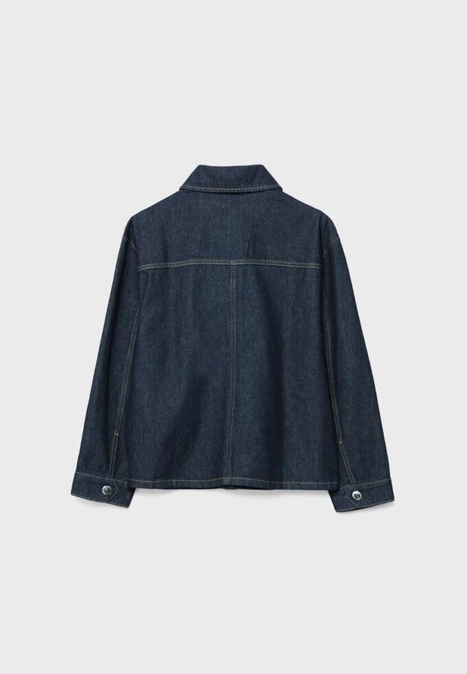 Jachetă din denim cu buzunare Jachetă din denim cu buzunare