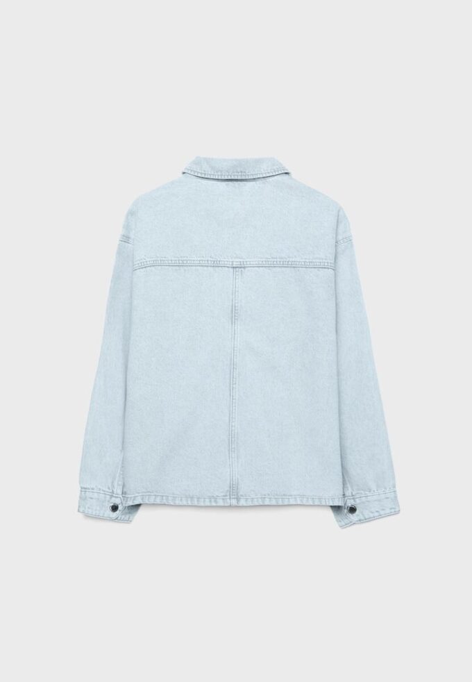 Jachetă din denim cu buzunare Jachetă din denim cu buzunare