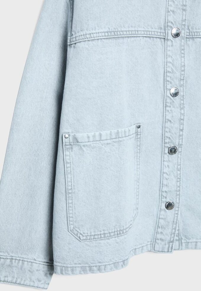 Jachetă din denim cu buzunare Jachetă din denim cu buzunare
