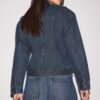 Jachetă din denim cu croi încrucișat Jachetă din denim cu croi încrucișat