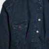 Jachetă din denim cu croi încrucișat Jachetă din denim cu croi încrucișat