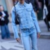 Jachetă din denim cu croială slim