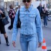Jachetă din denim cu croială slim