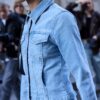 Jachetă din denim cu croială slim