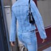 Jachetă din denim cu croială slim