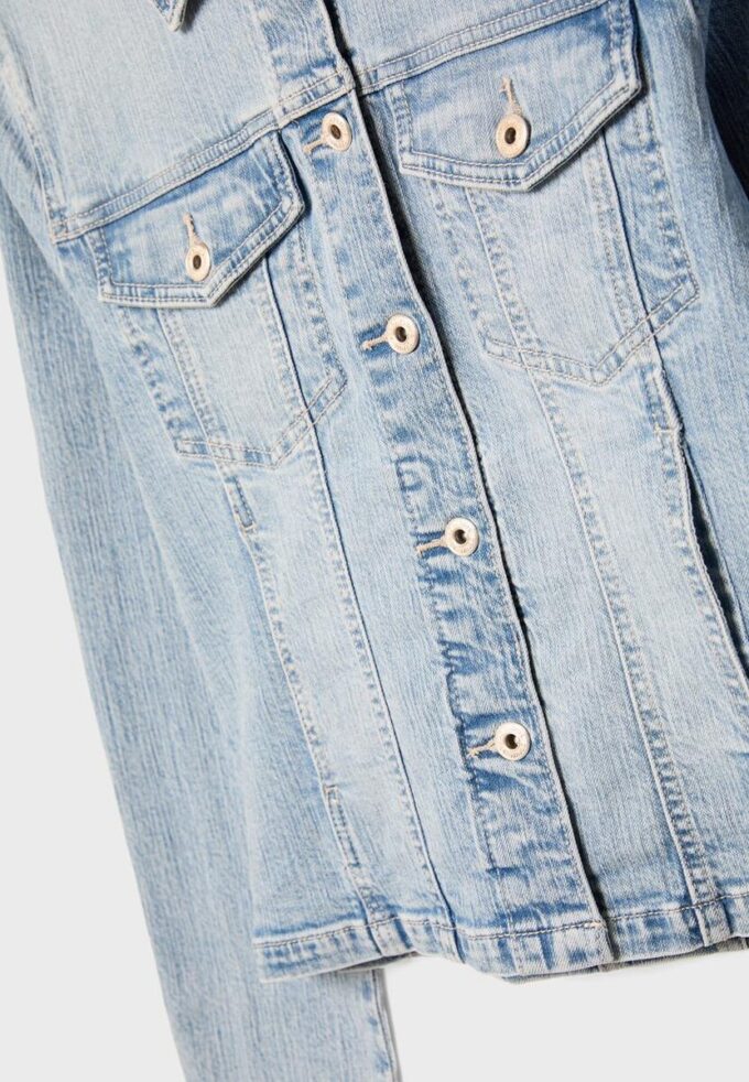 Jachetă din denim cu croială slim