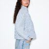 Jachetă din denim cu dungi Jachetă din denim cu dungi
