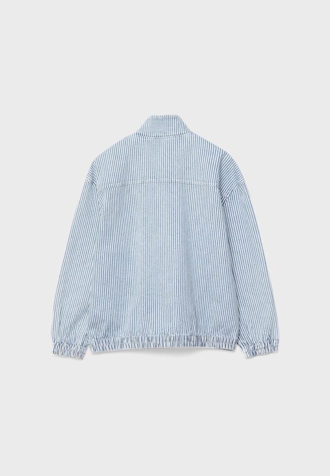 Jachetă din denim cu dungi Jachetă din denim cu dungi