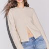 Jachetă din tricot cu nasturi Jachetă din tricot cu nasturi