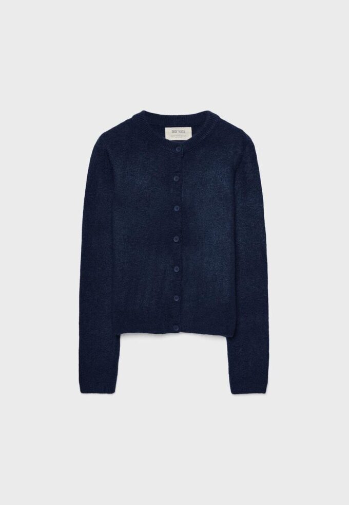 Jachetă din tricot cu nasturi Jachetă din tricot cu nasturi