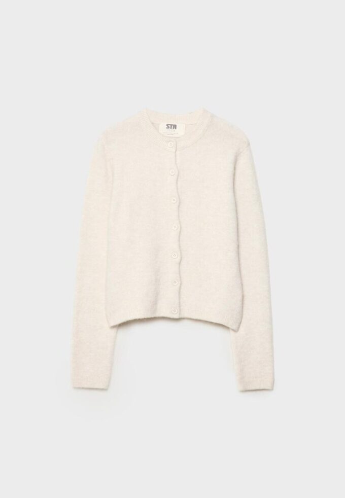 Jachetă din tricot cu nasturi Jachetă din tricot cu nasturi