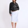 Jachetă oversize cu efect de piele Jachetă oversize cu efect de piele