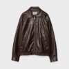 Jachetă oversize cu efect de piele Jachetă oversize cu efect de piele
