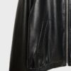Jachetă oversize cu efect de piele Jachetă oversize cu efect de piele