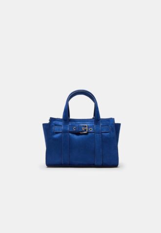 Mini geantă tote cu cataramă