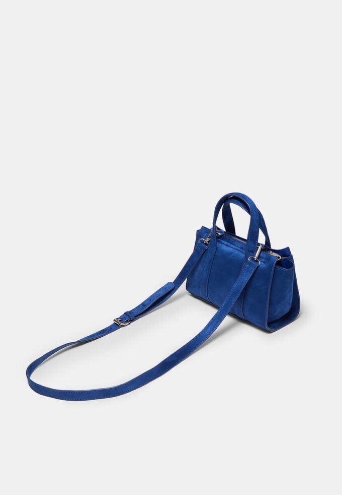 Mini geantă tote cu cataramă