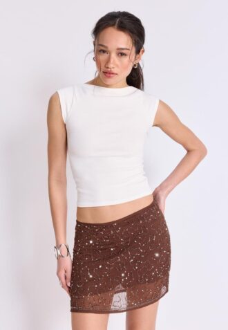 Mini-Skort brodată