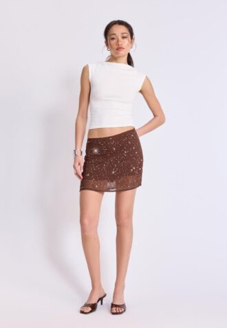 Mini-Skort brodată