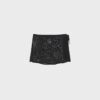 Mini-Skort brodată, cu drapaj Mini-Skort brodată, cu drapaj