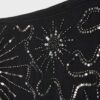 Mini-Skort brodată, cu drapaj Mini-Skort brodată, cu drapaj