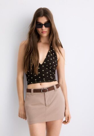 Mini Skort cu curea Mini Skort cu curea