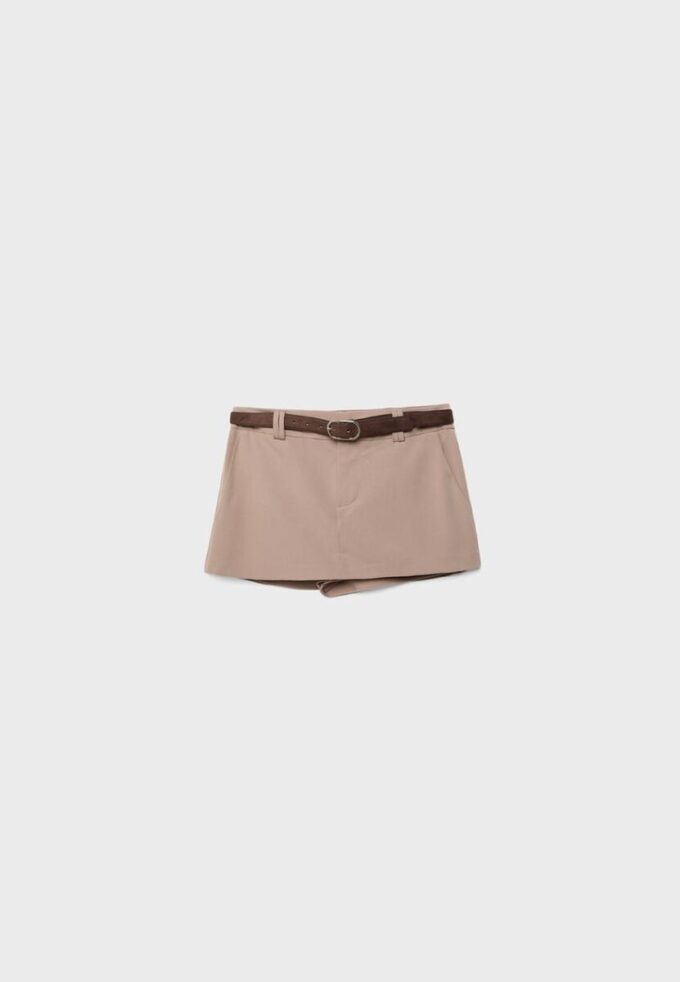 Mini Skort cu curea Mini Skort cu curea