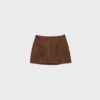 Mini-Skort din imitație de piele de căprioară Mini-Skort din imitație de piele de căprioară