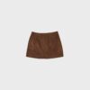 Mini-Skort din imitație de piele de căprioară Mini-Skort din imitație de piele de căprioară