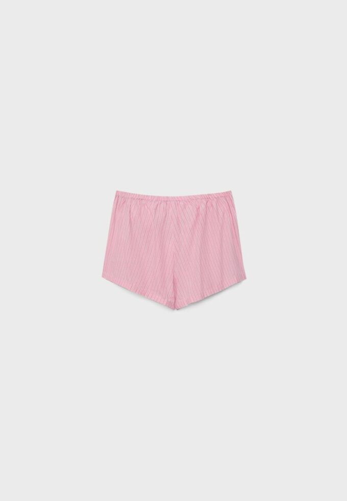 Mini-Skort sarong cu dungi brodate