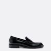 Mocasini negri cu efect de piele Mocasini negri cu efect de piele