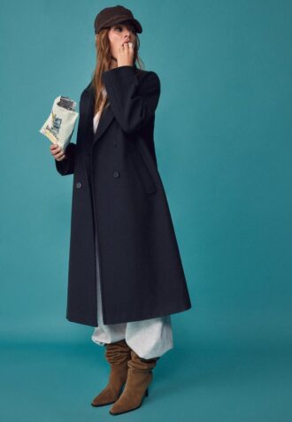Palton lung Oversize, Soft-Touch