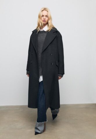 Palton oversize Soft-Touch