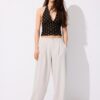 Pantaloni Balloon Fit, cu croială elegantă, largă
