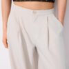 Pantaloni Balloon Fit, cu croială elegantă, largă