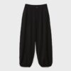 Pantaloni Balloon Fit, cu croială elegantă, largă