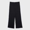 Pantaloni cu croi drept și efect de șifonare