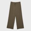 Pantaloni cu croi drept și efect de șifonare
