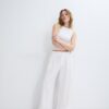 Pantaloni cu croi larg și talie ajustabilă Pantaloni cu croi larg și talie ajustabilă