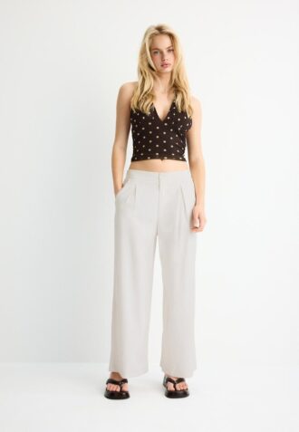 Pantaloni culottes rustici