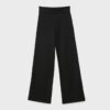 Pantaloni din plasă cu talie pliată Pantaloni din plasă cu talie pliată