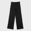 Pantaloni din plasă cu talie pliată Pantaloni din plasă cu talie pliată