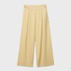 Pantaloni din satin cu detalii din lanț Pantaloni din satin cu detalii din lanț