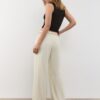 Pantaloni din satin cu detalii din lanț Pantaloni din satin cu detalii din lanț